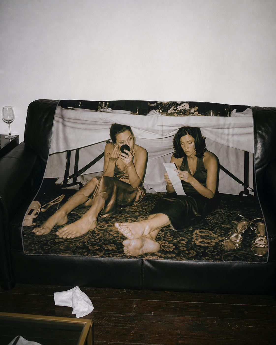 AI-generated lifestyle thumbnail for AFTER DINNER - THROW BLANKET