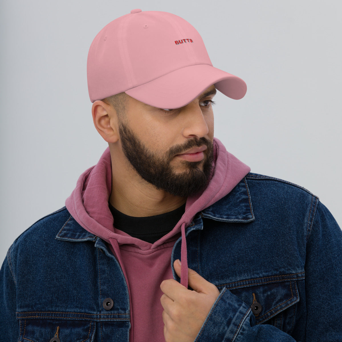 BUTTS Printful model lifestyle mockup