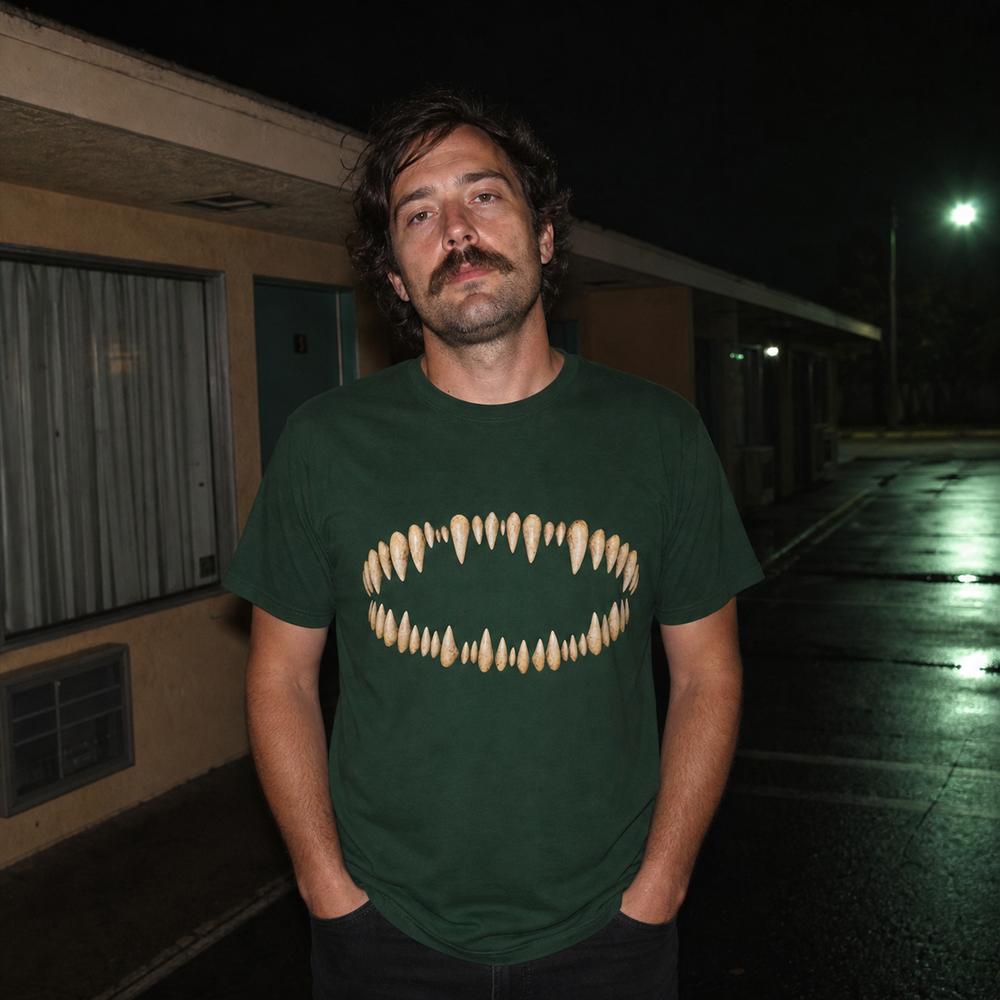 crocodile teeth AI-generated in-world thumbnail