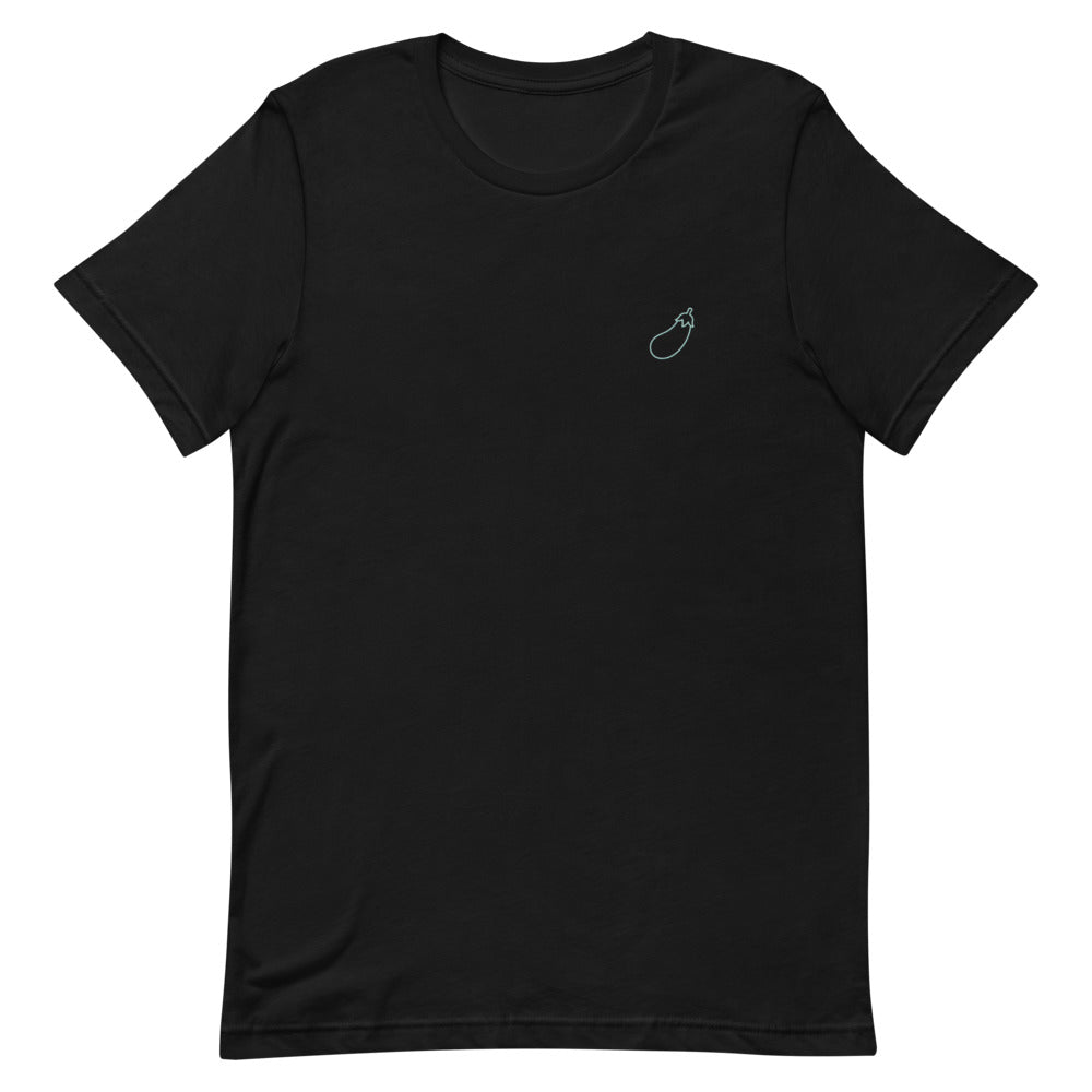 eggplant tee Printful product-only proof