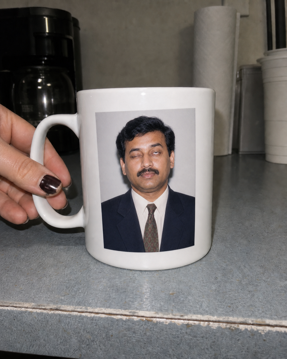 AI-generated lifestyle thumbnail for Corporate Mug 5